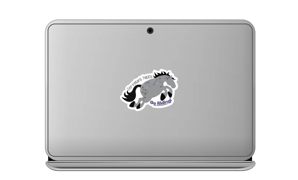 Horse Sticker Waterproof 3" "Instant Happy"