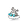 Sterling & Turquoise Cowgirl Ring
