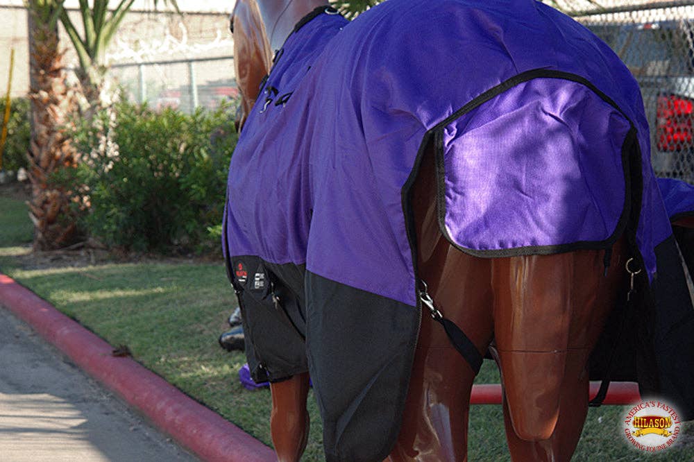 HILASON 1200D Waterproof Winter Horse Blanket Neck Cover Belly Wrap | Turnout Blankets for Horses