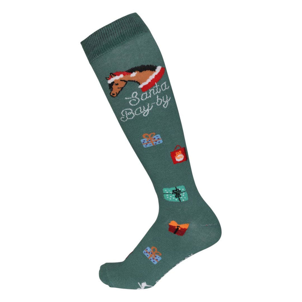 Dapplebay Santa Bay-by Knit Boot Socks