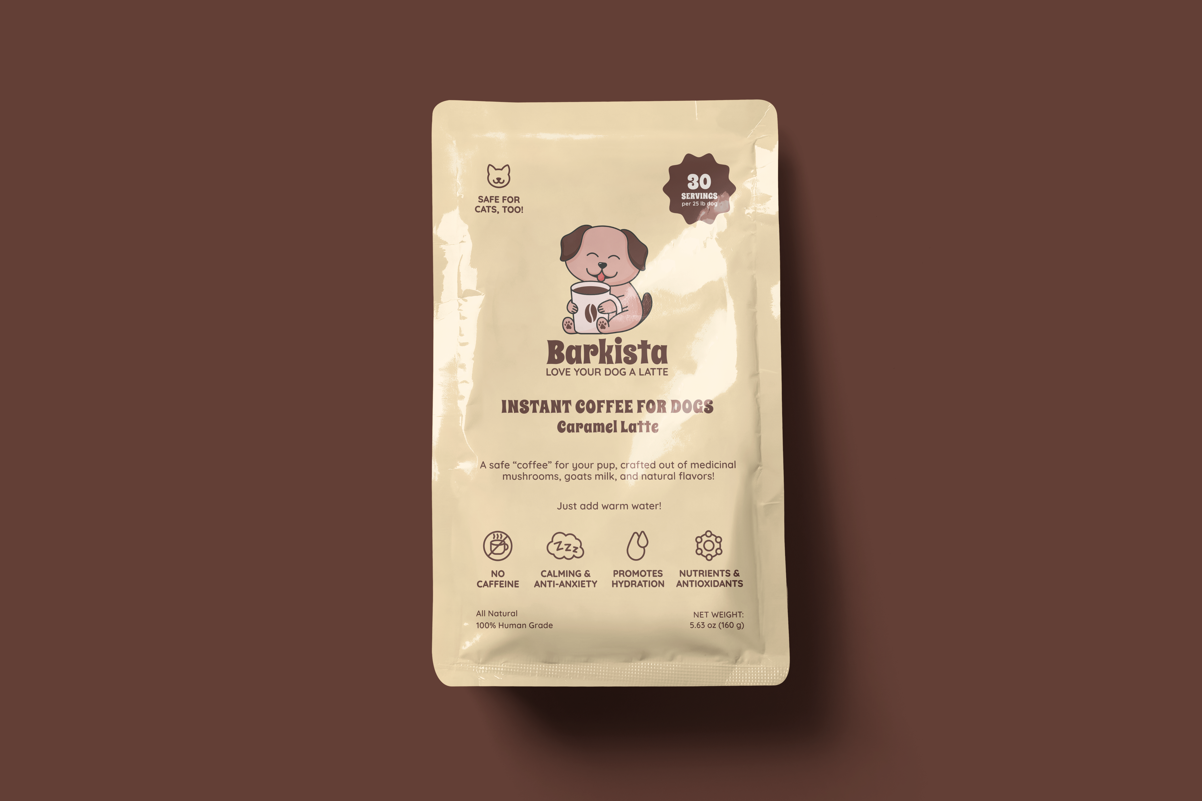 Caramel Latte Instant Dog Coffee
