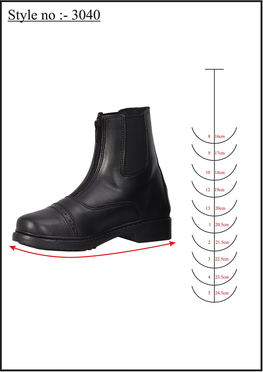 TuffRider Starter Front Zip Paddock Boots (Children's)