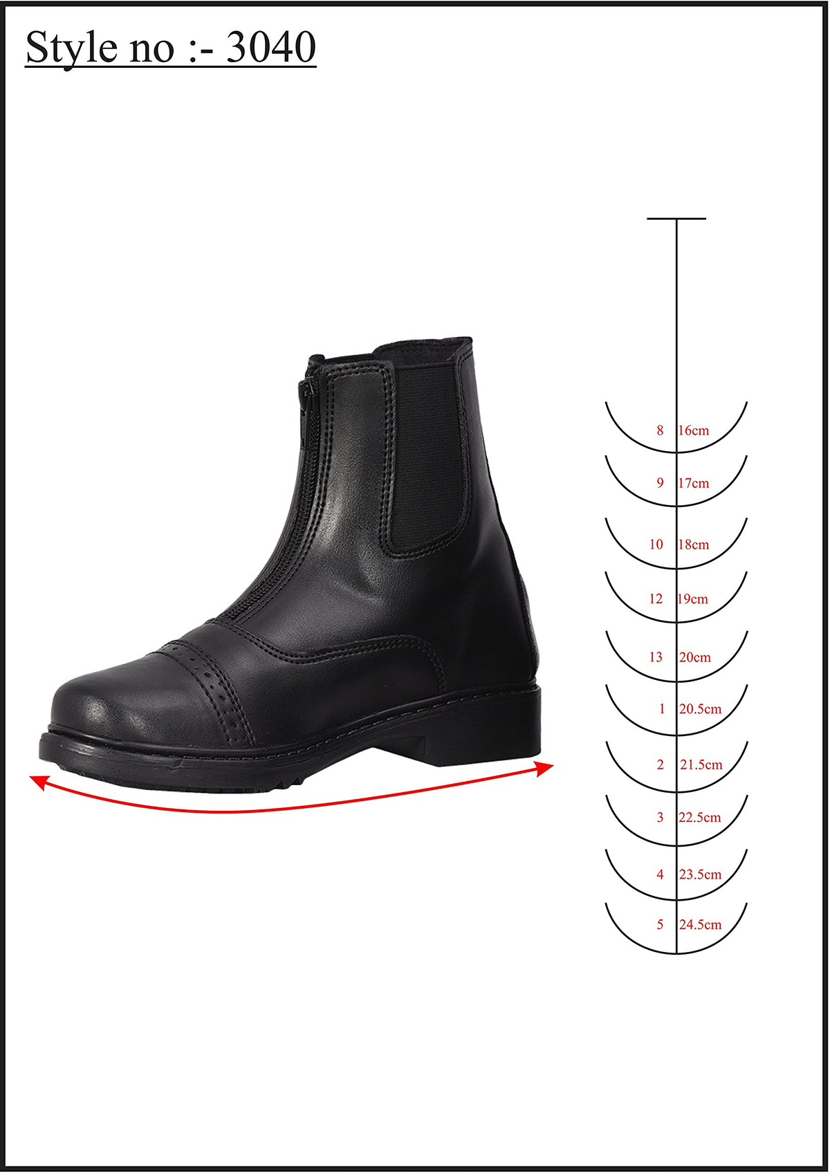 TuffRider Starter Front Zip Paddock Boots (Children's)