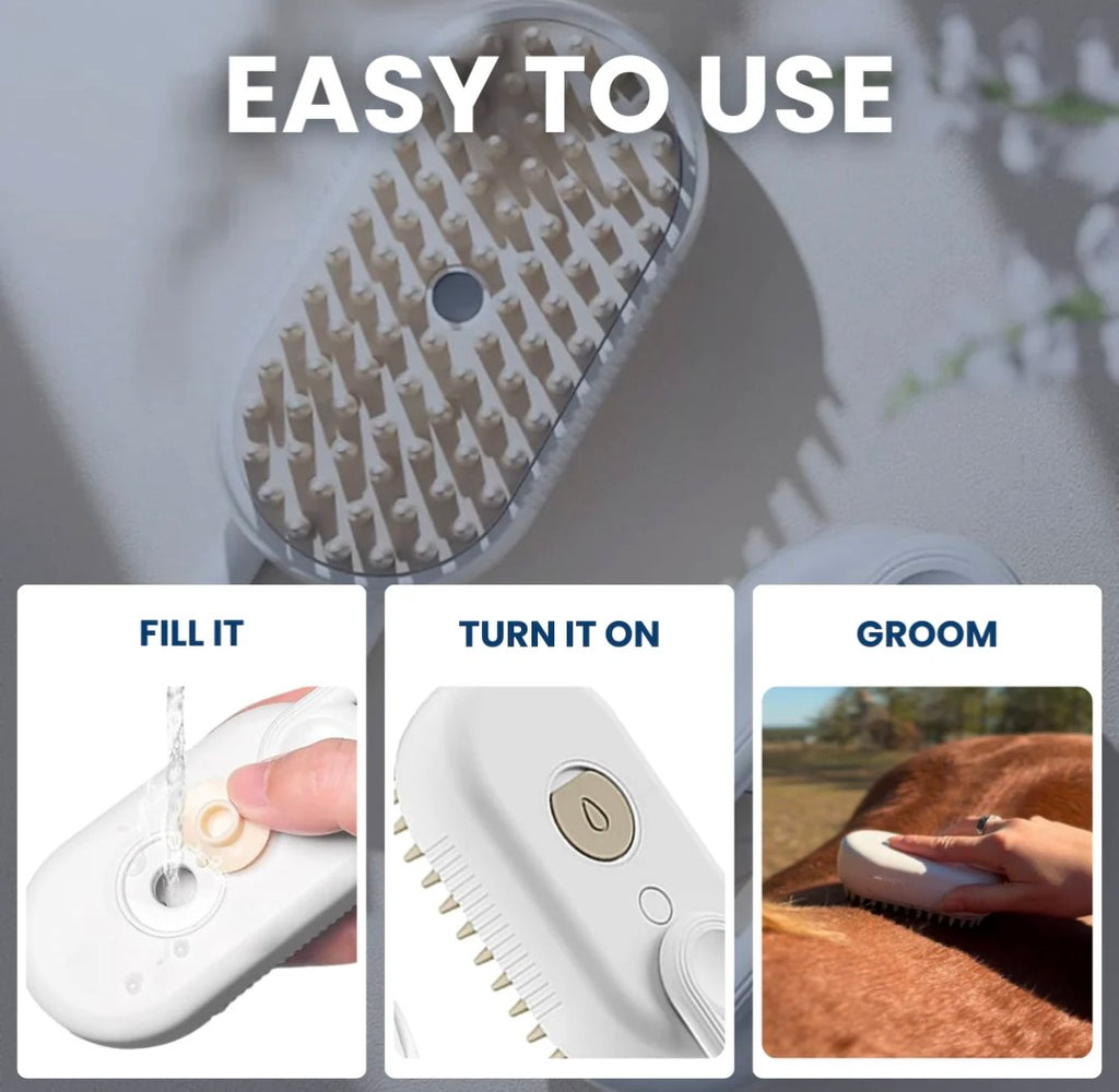 RideBand Horse Steam Brush