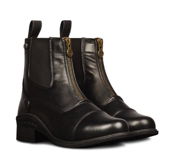 Ovation Quantum Zip Paddock Boots (Black)(Women's)