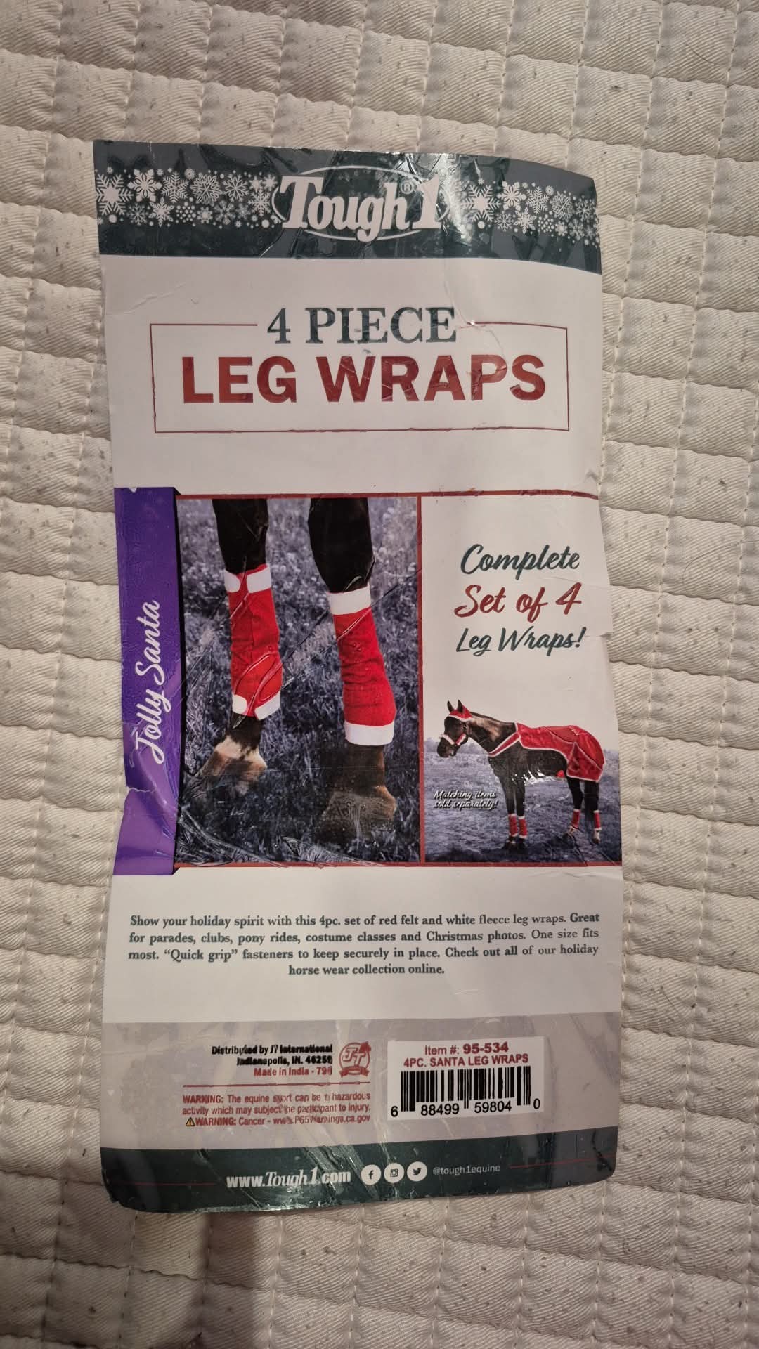 Tough 1 4-Piece Leg Wraps