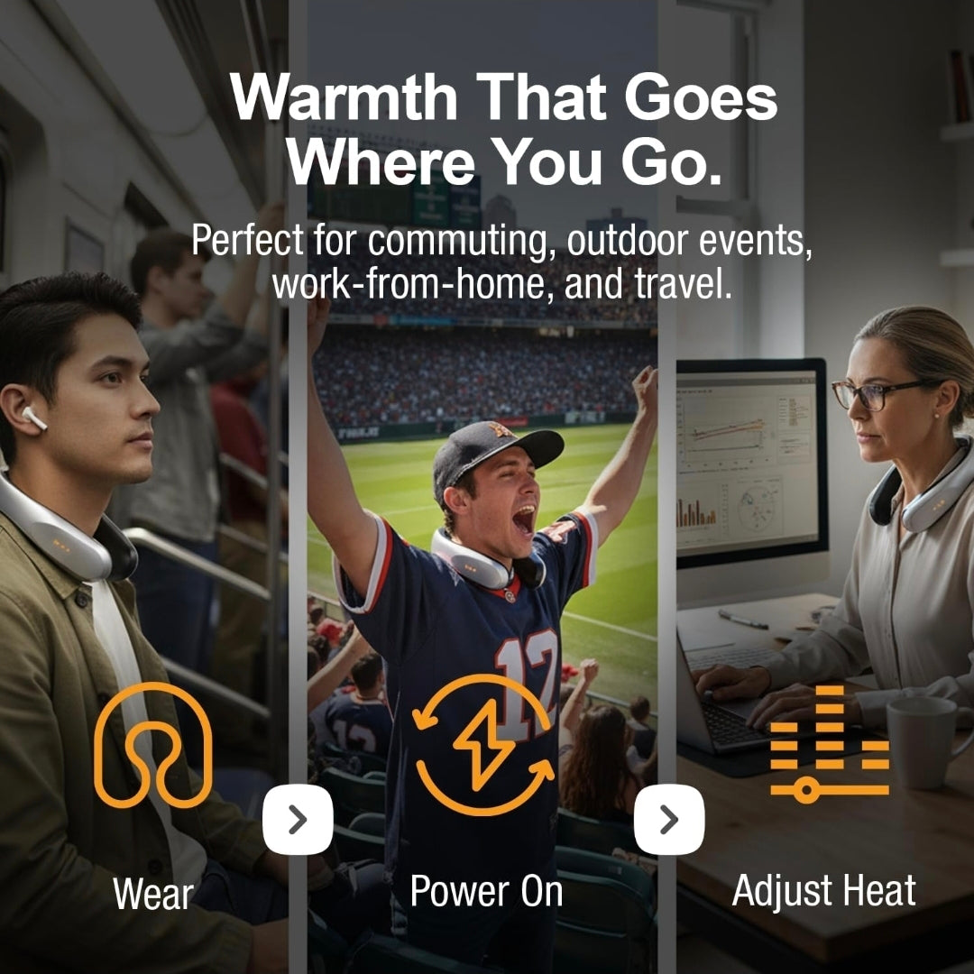 Ontel Handy Heater Freedom - Wearable Neck Heater for Cold Weather