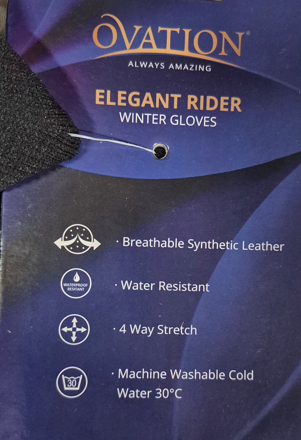 Ovation "Elegant Rider" Winter Gloves (M 7.5)