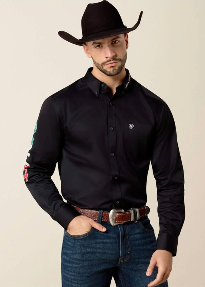 Ariat Team Logo Twill Fitted Shirt (Men's)