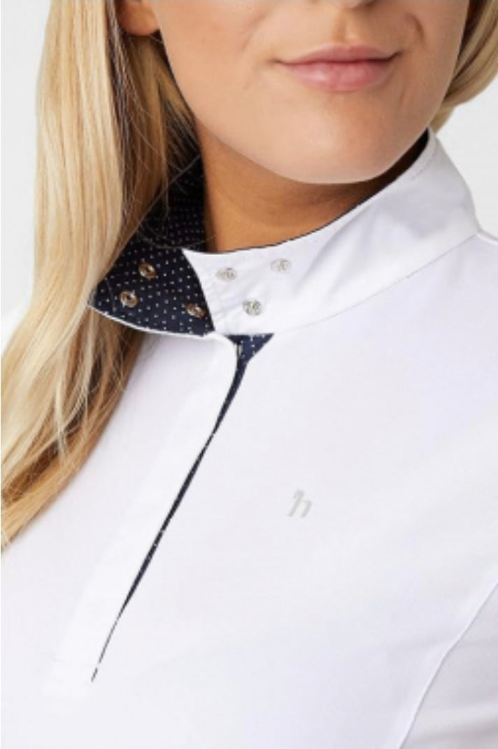 Horze Blaire Short Sleeve UPF 30+ Sun Show Shirt - Convertible Collar (Women's)