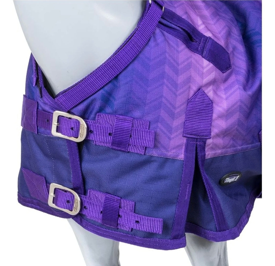 Tough1 1200D Snugg Chevron Pony Medium Weight Turnout Blanket 250g