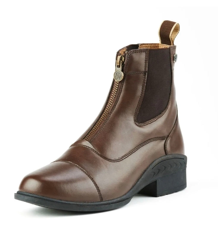 Ovation Quantum Zip Paddock Boots (Brown)(Women's)