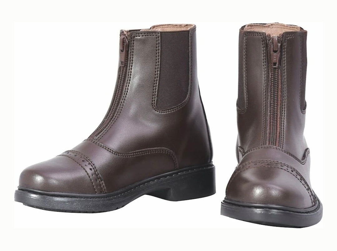 Intrepid Starter Front Zip Paddock Boots (Children's)