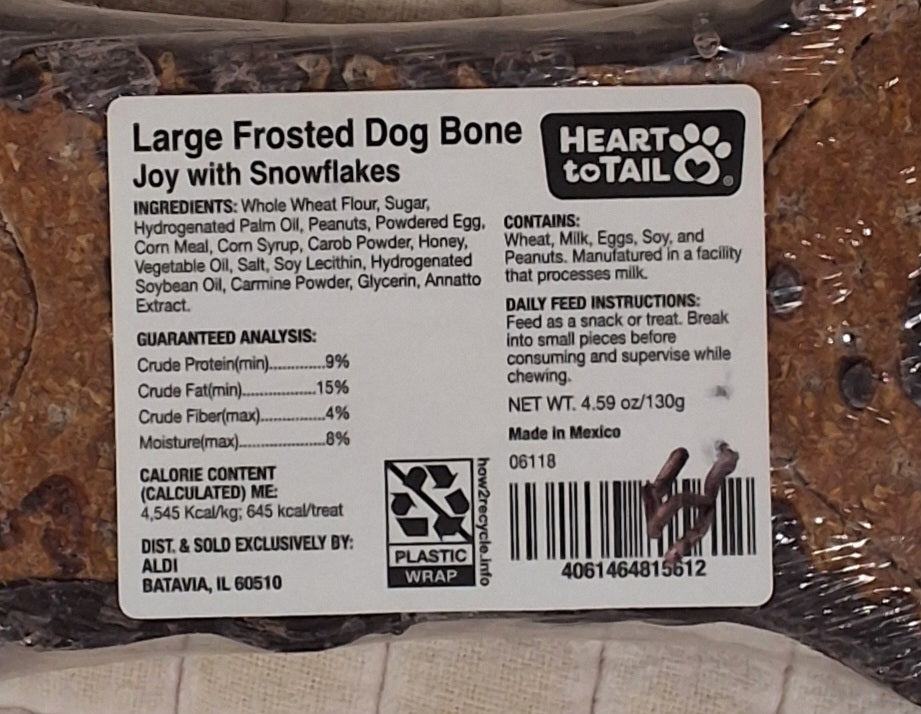 Large Frosted Dog Bones