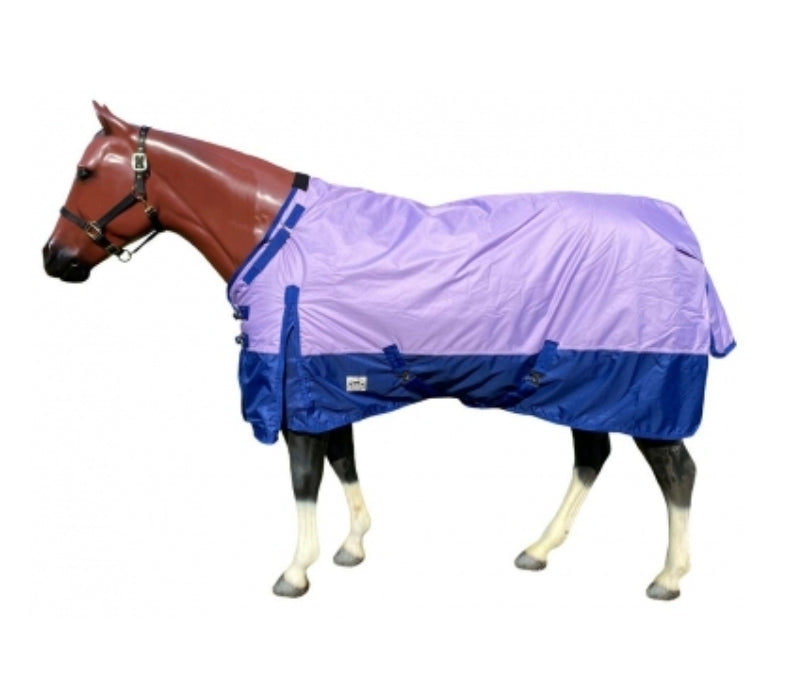Rugged Ride 600 Denier Waterproof Turnout Blanket - Adjustable Neck - Medium weight - 200 Gr fill