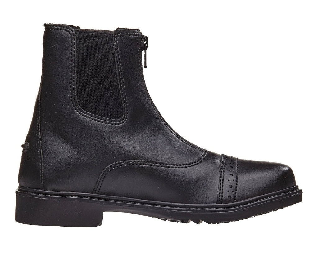 TuffRider Unicorn Starter Front Zip Paddock Boots (30127-BLK)(Children's)