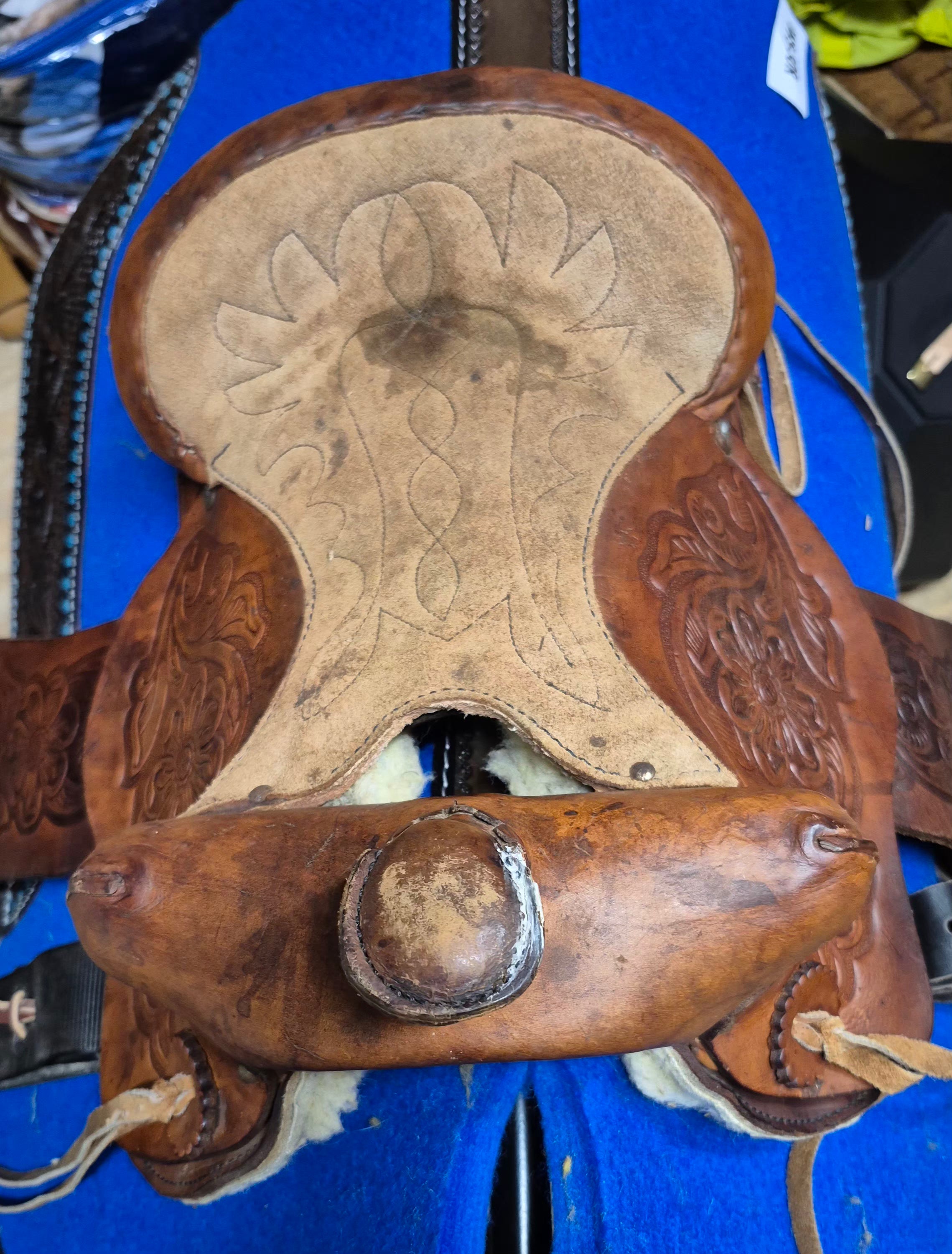 10'' Leather Western Trail Saddle Pony/Mini (Children's)