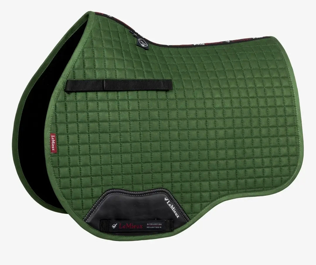 LeMieux Suede GP Saddle Pad, Hunter Green, Large
