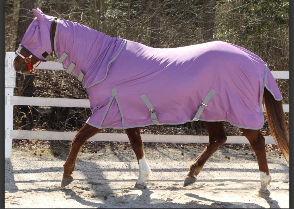 Rugged Ride Combo Neck Fly Sheet With Leg Straps and Color Matched Mask