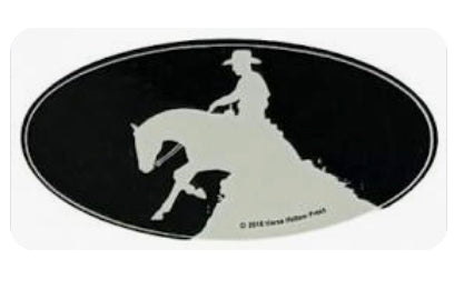 Horse Funny Laptop, Cell Phone & Helmet Sticker "Reiner"