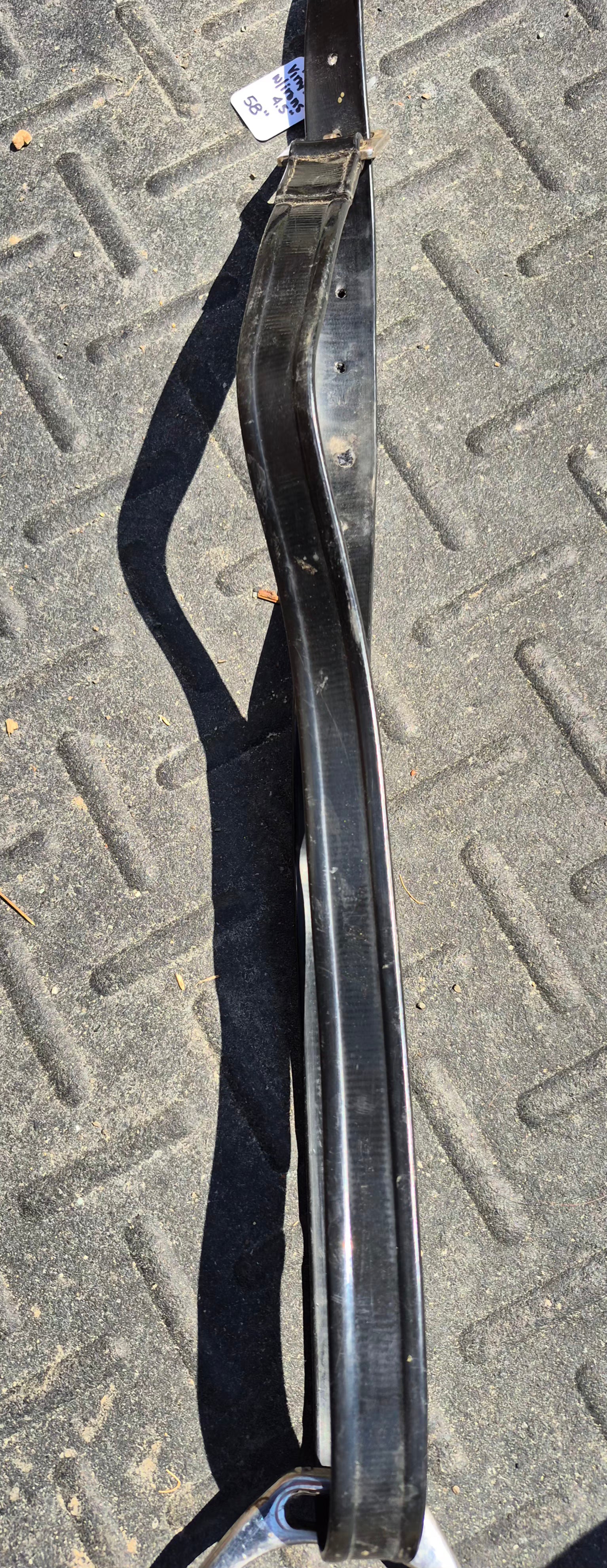1" wide Vinyl leathers (58") & 4.5" irons