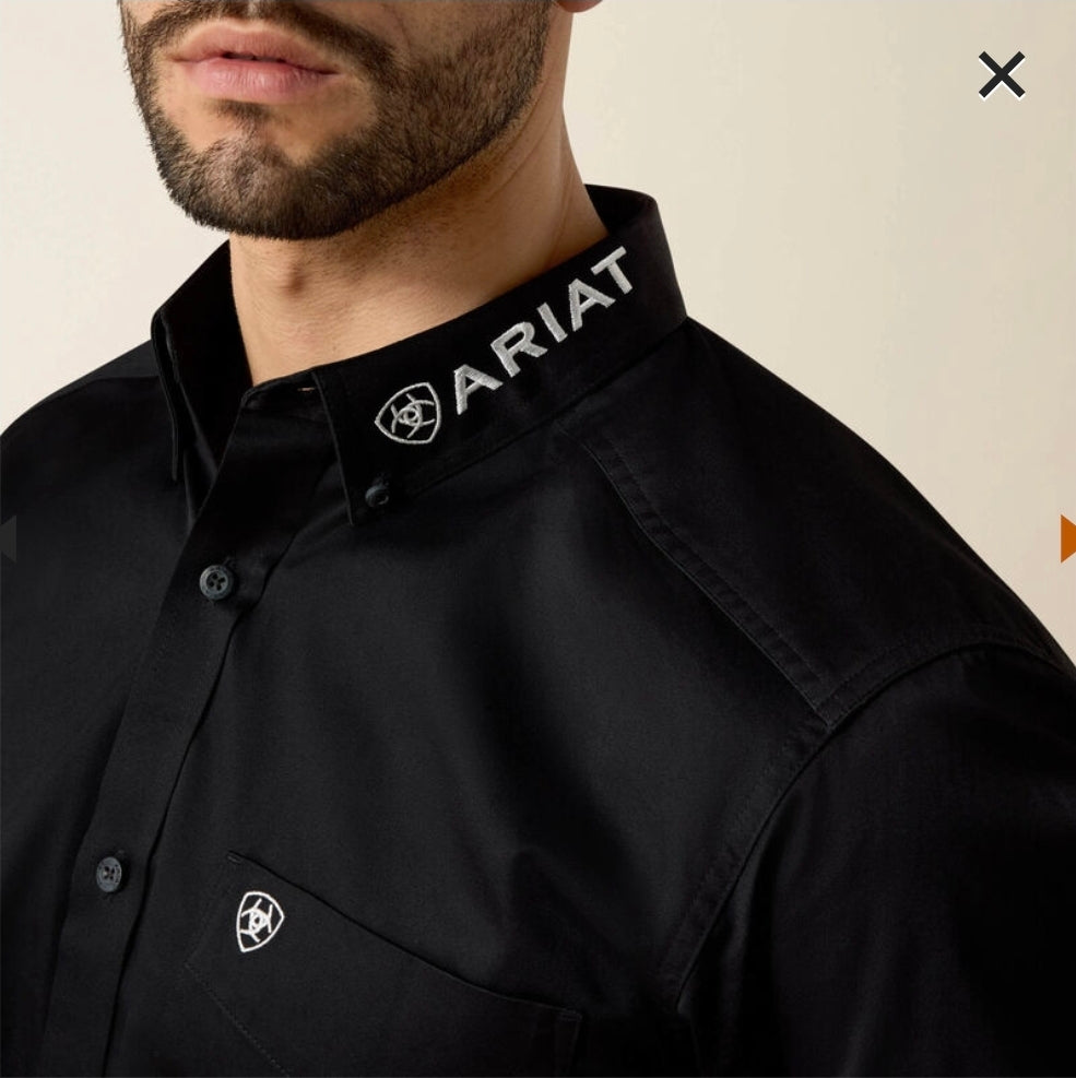 Ariat Team Logo Twill Fitted Shirt (Men's)
