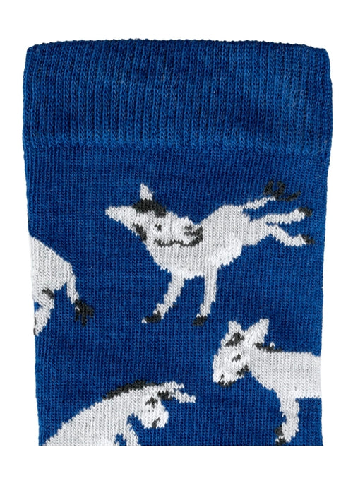 AWST Int'l Playful Donkeys Knee Socks