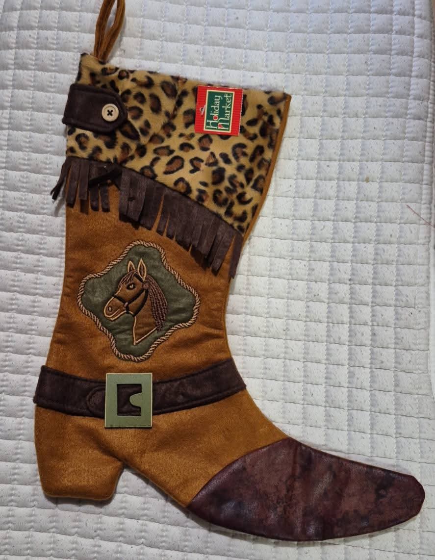 Cowboy Boot Stocking