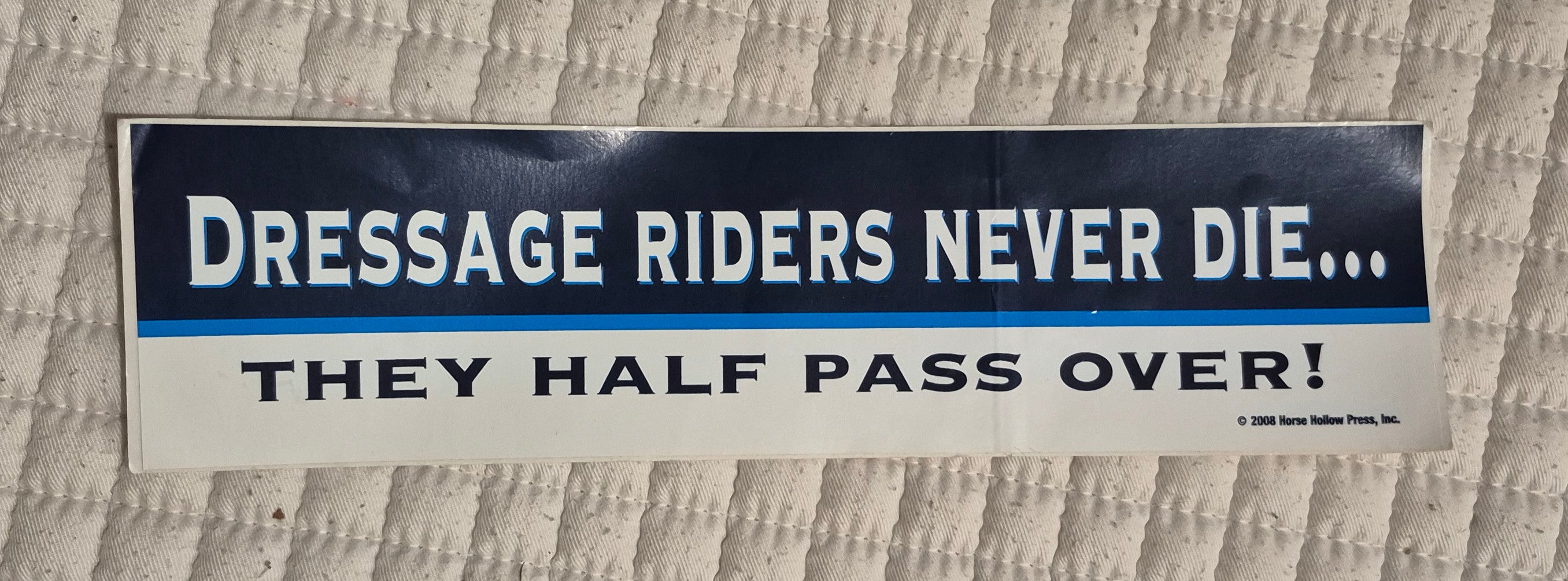 Dressage Bumper Sticker