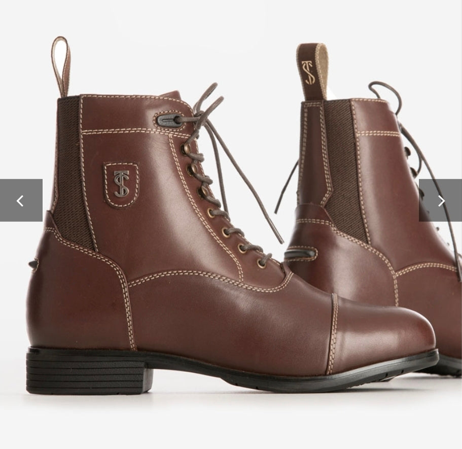 Donatello Paddock Boots Front Lace