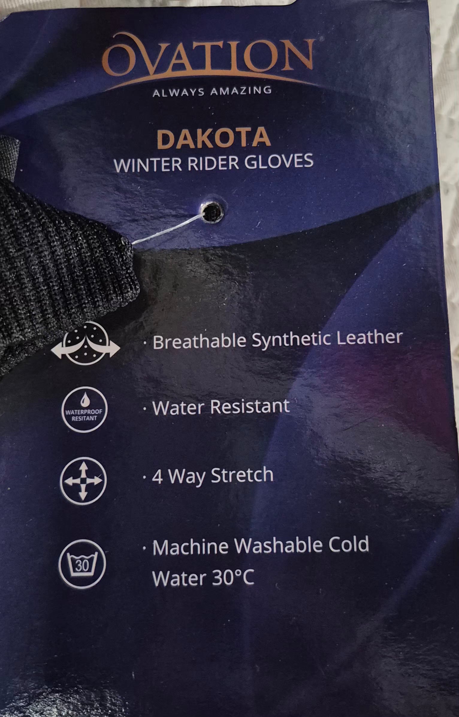 Ovation "Dakota" Winter Gloves (M 7.5)