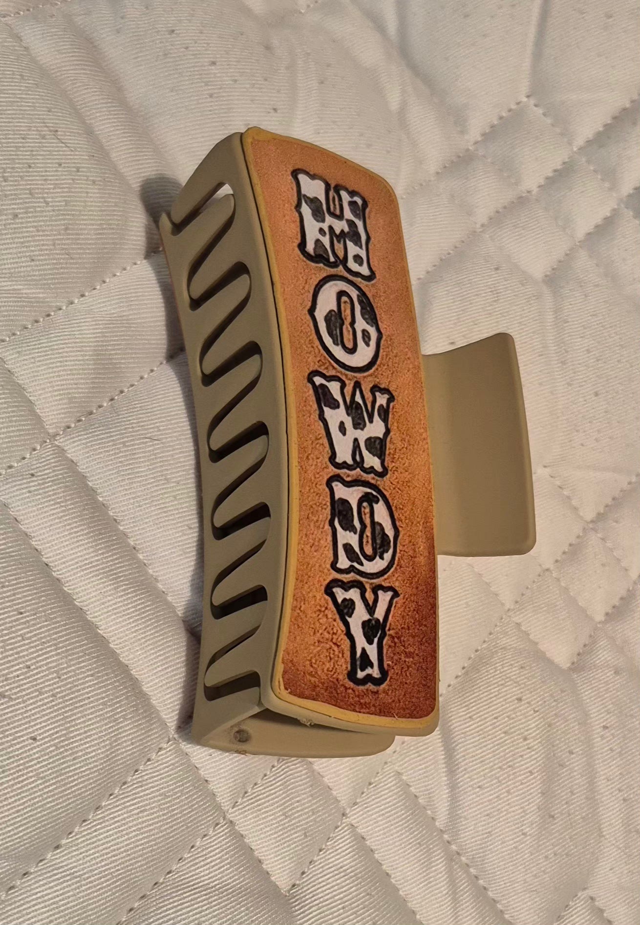 'HOWDY' Claw Clip