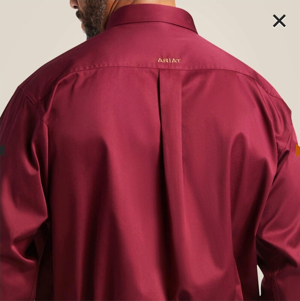Ariat Solid Twill Classic Fit Shirt (Men's)