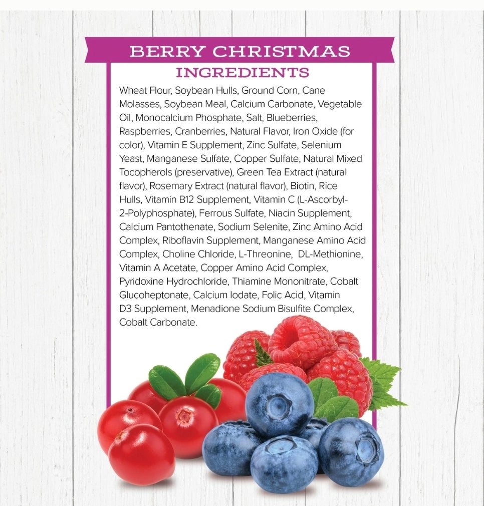 Kent / Blue Seal Rounders Horse Treats (Berry Christmas)