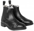 Horze Wexford Synthetic Leather Winter Fleece Lined Zip Front Paddock Boots