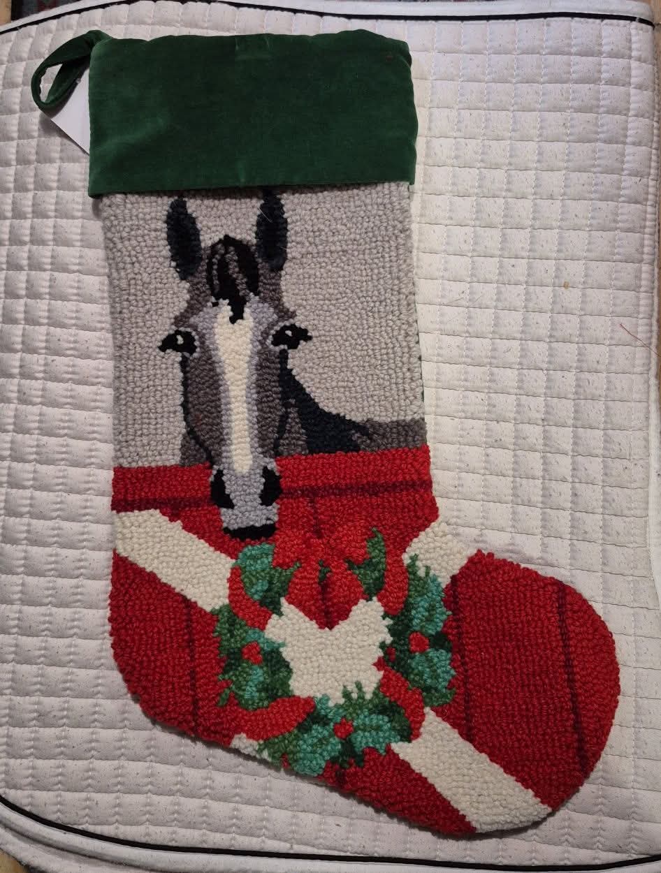 Christmas Horse Stocking