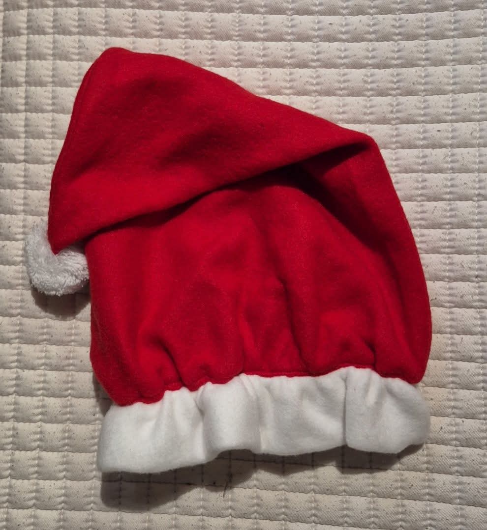 Santa Helmet/Hat Cover