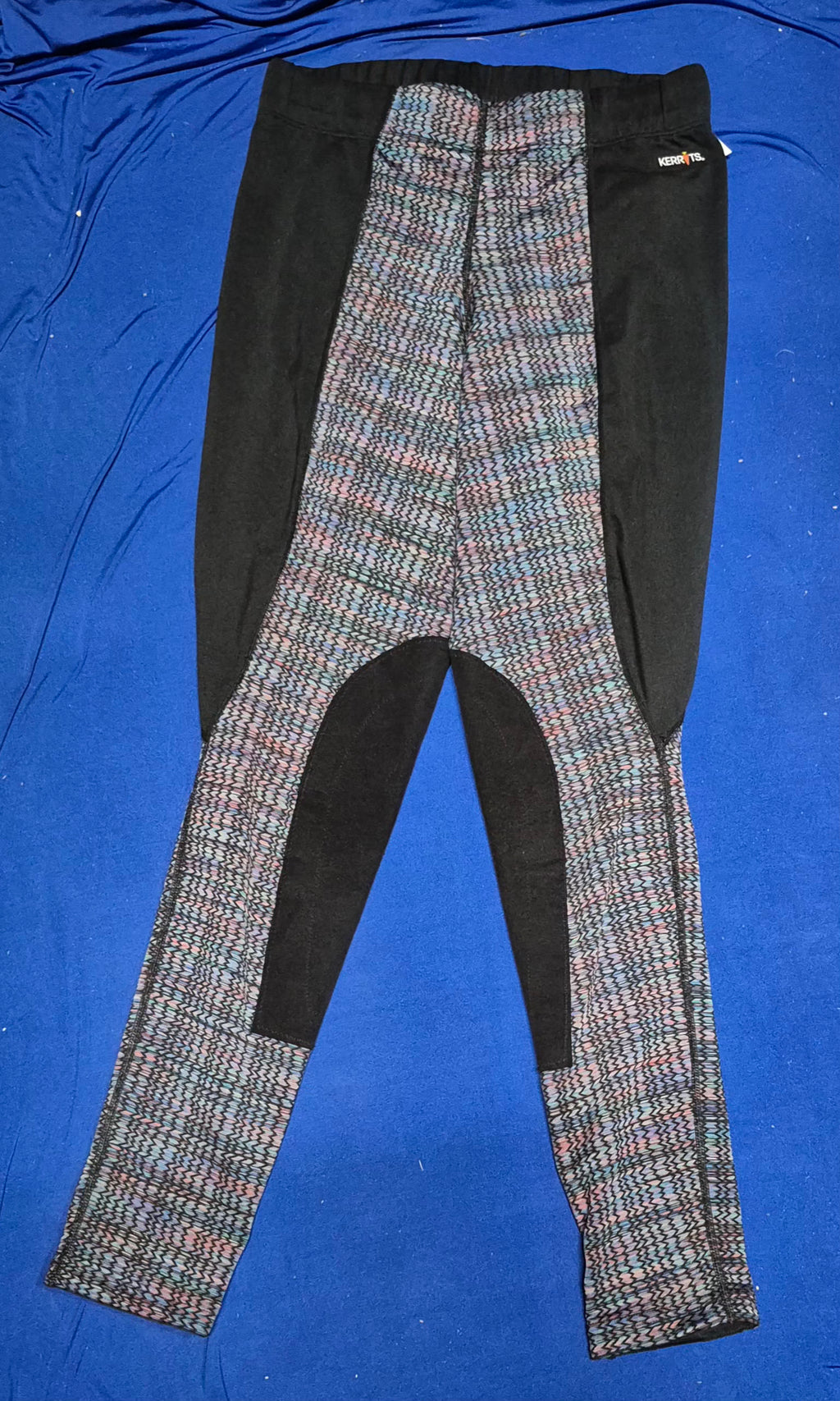 Kerrits Flow Rise Knee Patch Performance Tight in Retro Print (Women's)