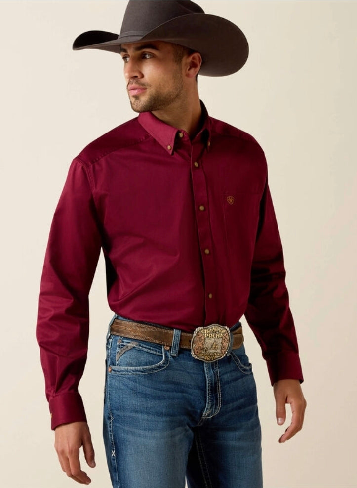Ariat Solid Twill Classic Fit Shirt (Men's)