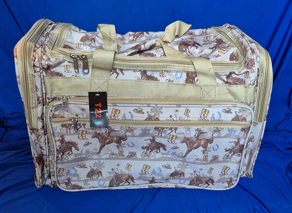 Western Themed Duffle Bag