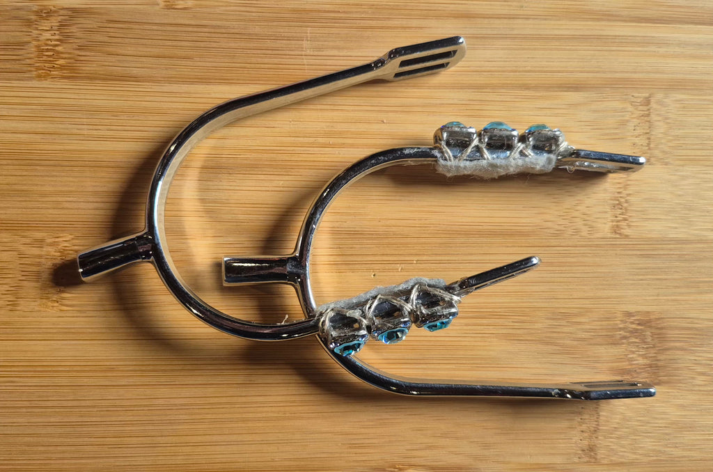 Bejeweled Prince of Wales Spurs 1"