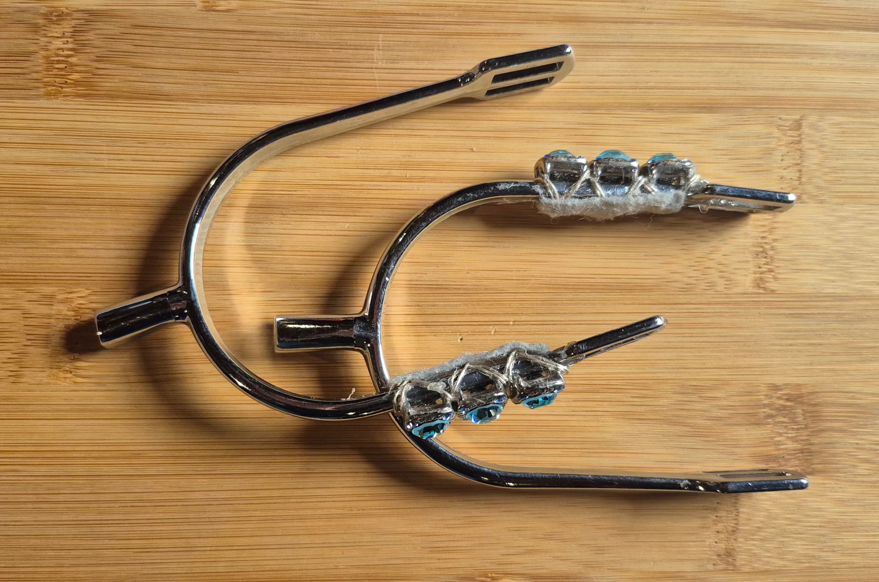 Bejeweled Prince of Wales Spurs 1"
