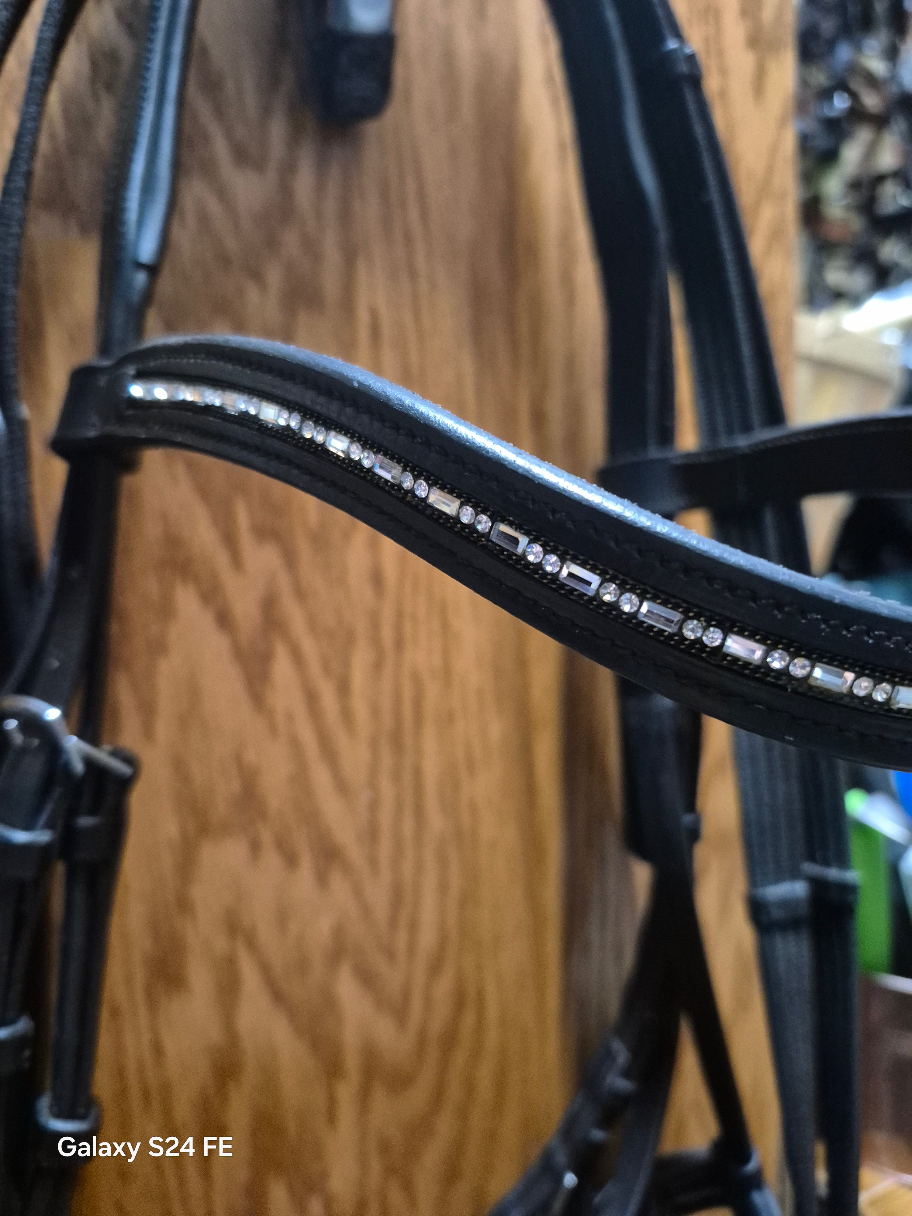 HKM Dressage Bridle with web reins