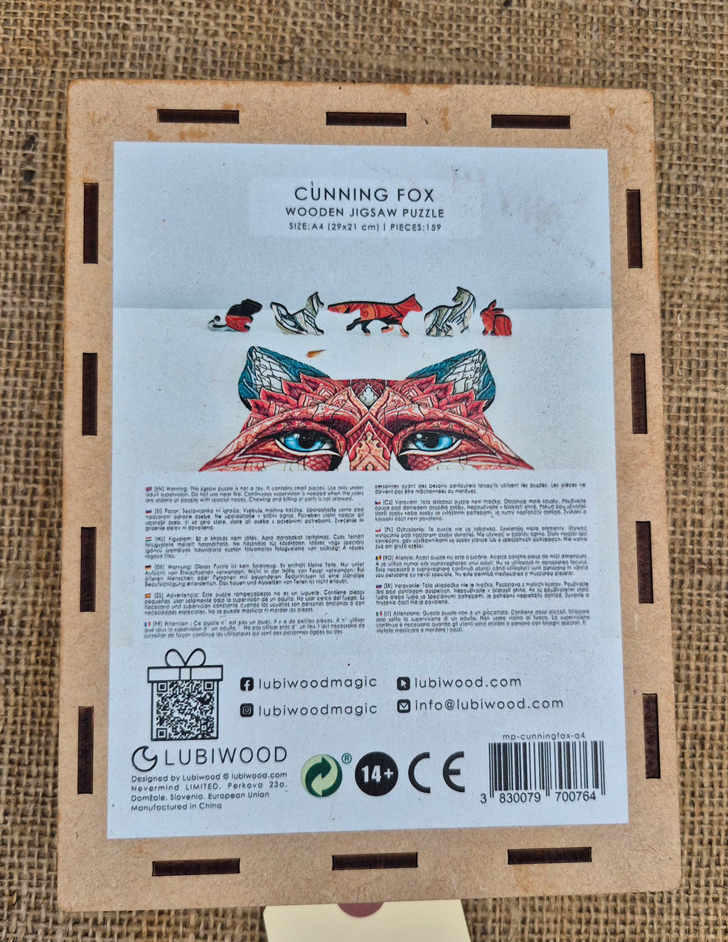 Cunning Fox Lubiwood 159 Piece Puzzle