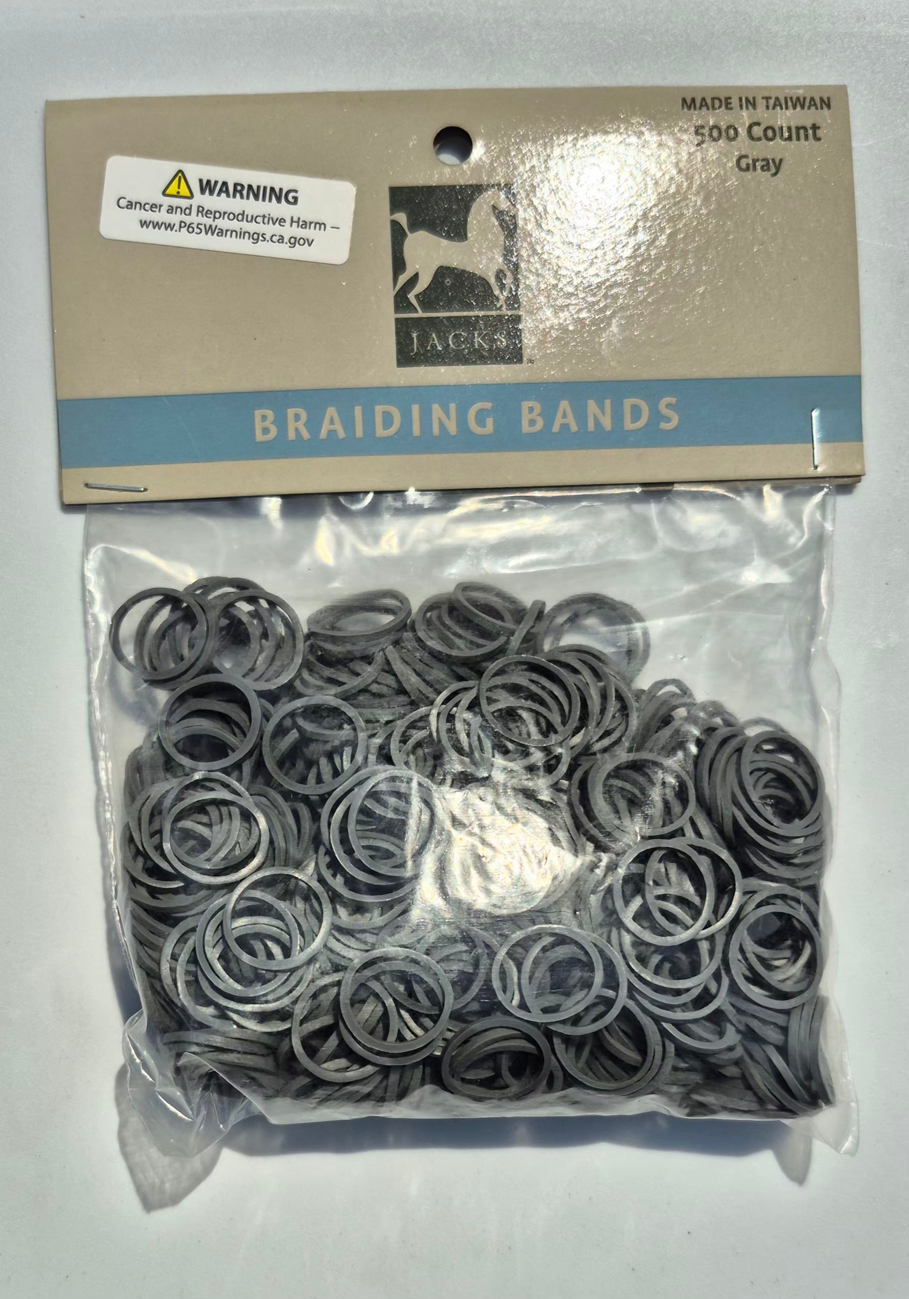 Jacks Braiding Bands (500 count)
