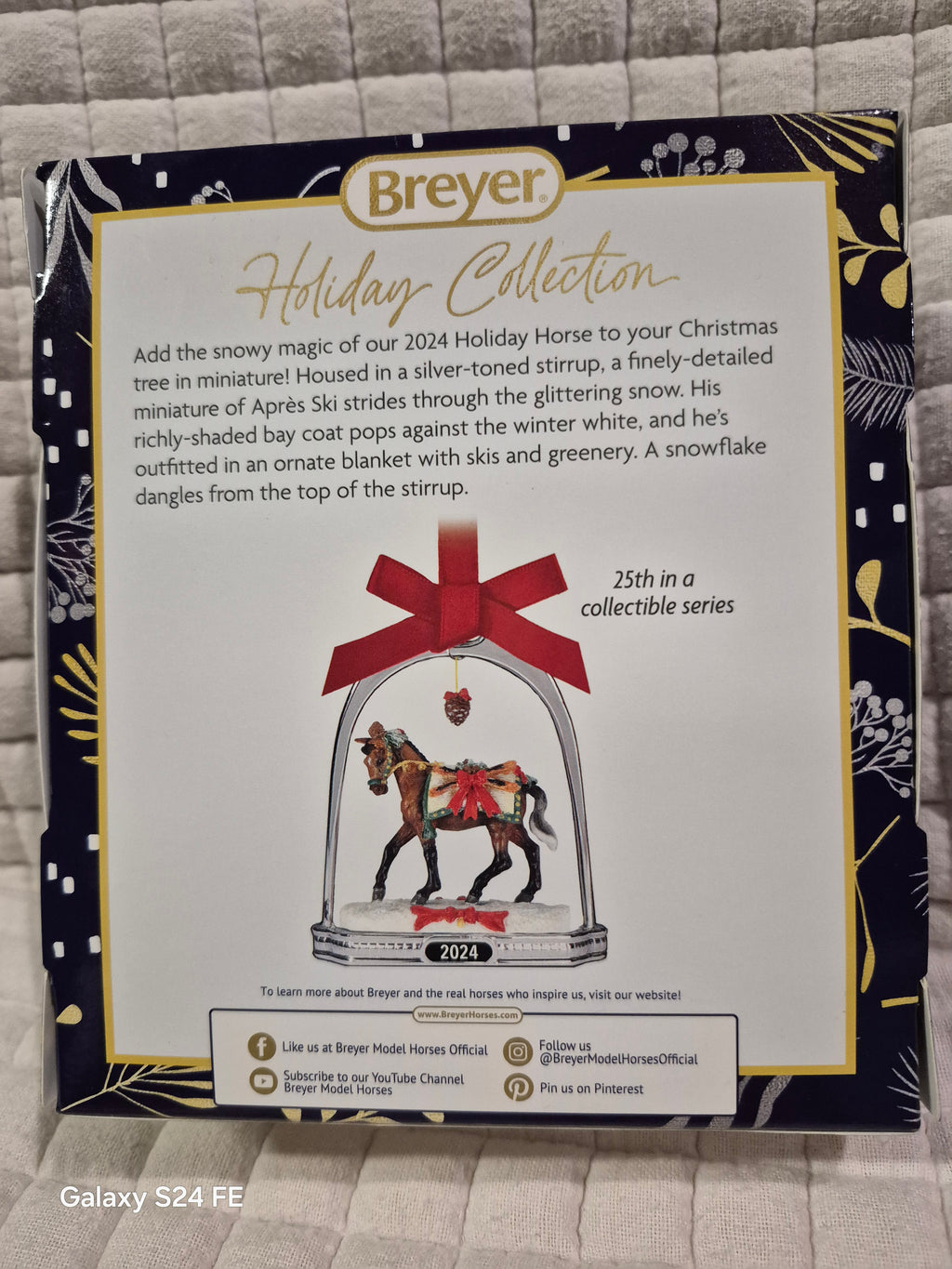 2024 Breyer-Apres Ski Stirrup Ornament
