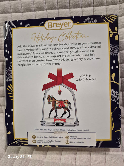 2024 Breyer-Apres Ski Stirrup Ornament