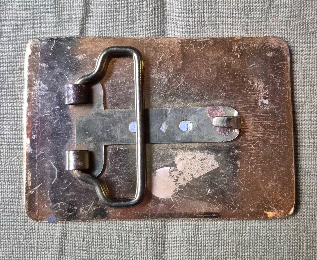 Bowing Western Horse Belt Buckle