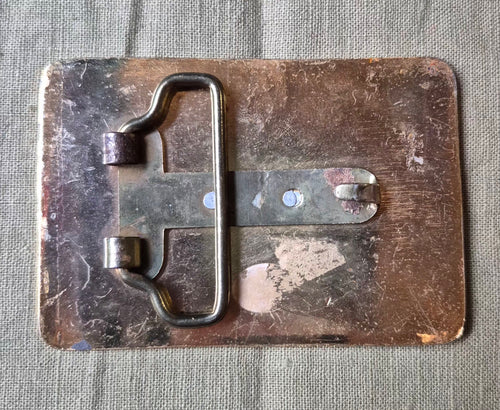 Bowing Western Horse Belt Buckle