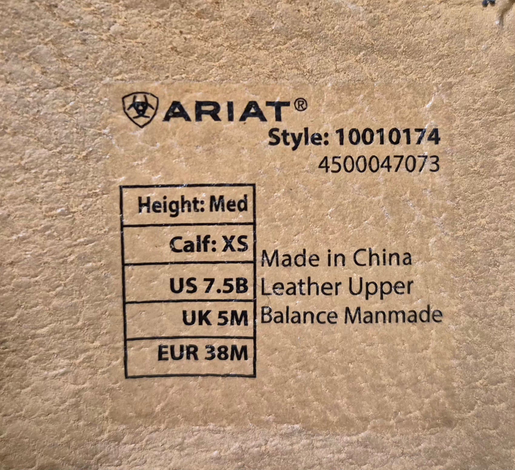 Ariat Heritage Contour II Field Boots, Size 7.5 Medium XS